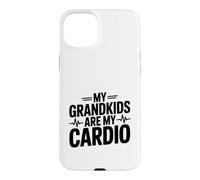 Mes Petits-Enfants sont Mon Cardio Amusant pour Les Grands-Parents Coque pour iPhone 15 Plus