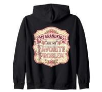 Mes Petits-Enfants sont Mon problème préféré. Grand-mère, Grand-mère, Amusement Sweat à Capuche