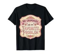 Mes Petits-Enfants sont Mon problème préféré. Grand-mère, Grand-mère, Amusement T-Shirt