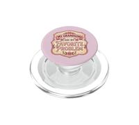 Mes Petits-Fils sont Mon problème préféré. Grand-mère, Grand-mère, Amusement PopSockets PopGrip pour MagSafe