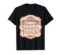 Mes Petits-Fils sont Mon problème préféré. Grand-mère, Grand-mère, Amusement T-Shirt