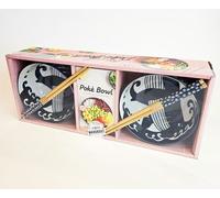 Mes Petits Poké Bowls - Coffret Avec 2 Bols, 2 Paires De Baguettes Et 1 Livre