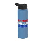 Mes pets sentent la liberté Stainless Steel Insulated Water Bottle