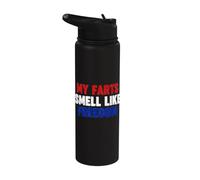 Mes pets sentent la liberté Stainless Steel Insulated Water Bottle