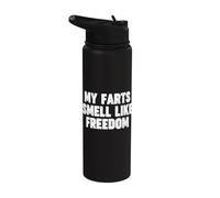 Mes pets sentent la liberté Stainless Steel Insulated Water Bottle