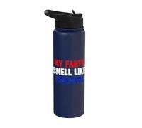 Mes pets sentent la liberté Stainless Steel Insulated Water Bottle