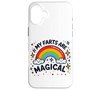 Mes Pets sont Magiques, drôles, embarrassants, Arc-en-Ciel coloré Coque pour iPhone 16 Plus