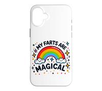 Mes Pets sont Magiques, drôles, embarrassants, Arc-en-Ciel coloré Coque pour iPhone 16 Plus