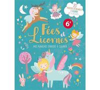 Mes planches d'artiste à colorier - fées et licornes - Atelier Cloro - 1 2 3 Soleil - broché - Document jeunesse
