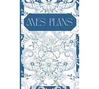 Mes Plans: Carnet avec pages lignées et dates libres, prêt à accueillir vos futures aventures.
