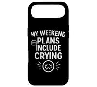 Mes Plans de Week-End incluent Une Citation Amusante de Vie pleurante Coque pour iPhone Air