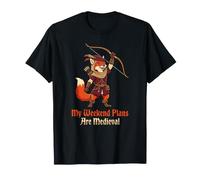 Mes Plans de W nd sont médiévaux Fox Archer Renaissance Faire T-Shirt