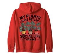 Mes Plantes Ont Une Meilleure Vie Sociale Que Moi Design Mon Sweat à Capuche