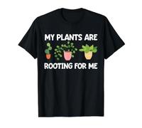 Mes Plantes s'enracinent pour Moi T-Shirt Graphique avec Valeur