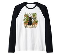 Mes Plantes sont Le Seul Drame Dont J'Ai Besoin Black Cat Manche Raglan