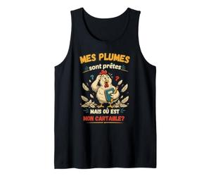 Mes Plumes sont prêtes, mais où est Mon Cartable? Débardeur