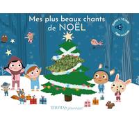 Mes plus beaux chants de Noël: Livre sonore bébé à toucher dès 6 mois avec grandes piles AAA alcalines incluses
