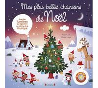 Mes plus belles chansons de Noël - Livre sons et lumières avec 6 puces grand format - Dès 1 an