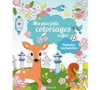 Mes plus jolis coloriages à offrir - Balades enchantées - Chrystèle Lim - Hemma - broché - Document jeunesse