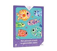 Mes Poissons D'avril En Gommettes Métal - Avec 3 Planches De Gommettes Métallisées, 6 Pastilles Autocollantes Double Face, 6 Poissons À Décorer