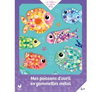 Deux Coqs d'Or – Pochette d'activités Mes poissons d'avril en gommettes métal – avec accessoires