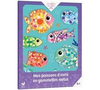 Mes poissons d'avril en gommettes métal - pochette avec accessoires Héloïse Mab (Illustration)