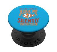 Mes Poissons me jugent silencieusement, constamment PopSockets PopGrip Adhésif