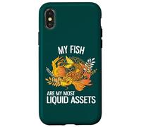 Mes Poissons sont Mes Actifs Les Plus liquides - Funny Investing Coque pour iPhone X/XS