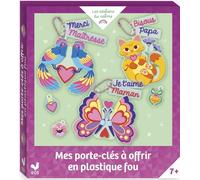 Mes porte-clés à offrir en plastique fou - mini boîte avec accessoires