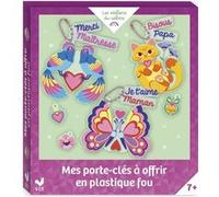 Leslie Wedeux – Mes porte-clés à offrir en plastique fou – Mini boîte avec accessoires