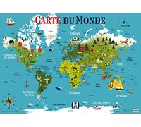 Mes posters d'école: Carte du monde - Dès 7 ans