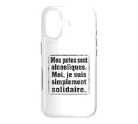 Mes Potes sont Alcooliques Humour Alcool Drôle Entre Amis Coque pour iPhone 17