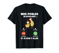 Mes poules m'appellent Fermier Turquie idée de cadeau T-Shirt