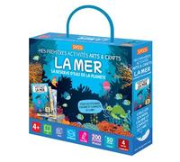 Mes premières activités arts&crafts. La mer Livret + coloriages + stickers + stylo - Matteo Gaule - Sassi - Boîte ou accessoire - Jeux livres objets