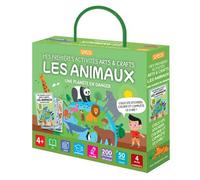 Mes premières activités arts&crafts. Les animaux Livret + coloriages + stickers + stylo - Matteo Gaule - Sassi - Boîte ou accessoire - Jeux livres objets