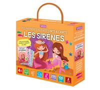Mes premières activités arts&crafts. Les sirènes Livret + coloriages + stickers + stylo - Matteo Gaule - Sassi - Boîte ou accessoire - Jeux livres objets