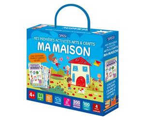 Mes premières activités arts & crafts. Ma maison - Roberta Marcolin - Sassi - Boîte ou accessoire - Jeux livres objets