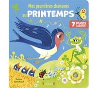 Mes premières chansons au printemps Livre sonore et d'éveil avec 7 puces sonores + 2 piles AAA Bébé dès 6 mois
