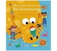 Corinne Albaut - Mes premières chansons avec les dinosaures - Livre sonore, 6 puces - Cartonné