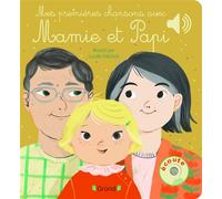 Grund Livre sonore Mes premières chansons avec Mamie et Papi – 6 puces sonores, bébé dès 6 mois