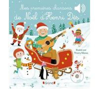 Mes premières chansons de Noël d'Henri Dès - Livre sonore avec 6 puces - Bébé dès 6 mois