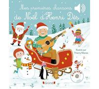 Mes premières chansons de Noël d'Henri Dès - Livre sonore avec 6 puces - Bébé dès 6 mois