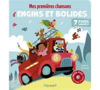 Mes premières chansons d'engins et bolides 7 puces - Charlie Pop - Grund - cartonné - Comptine, chant