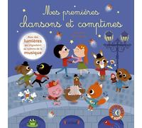 Mes premières chansons et comptines - Livre sonore avec 6 puces grand format - Bébé dès 2 ans