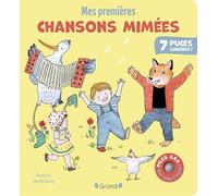 Mes premières chansons mimées - Livre sonore et d'éveil avec 7 puces sonores + 2 piles AAA - Bébé dès 6 mois