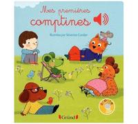 Séverine Cordier – Mes premières comptines – Livre sonore avec 6 puces – Dès 1 an – Cartonné