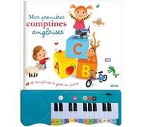 MES PREMIERES COMPTINES ANGLAISES (COLL. MON LIVRE-PIANO): 15 COMPTINES À JOUER AU PIANO