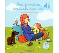 Mes premières comptines avec bébé - Livre sonore avec 6 puces - Dès 1 an - Séverine Cordier - Grund - cartonné - Album éveil dès la naissance