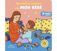 Mes premières comptines avec mon bébé - Livre sonore et d'éveil avec 7 puces sonores + 2 piles AAA - Bébé dès 6 mois