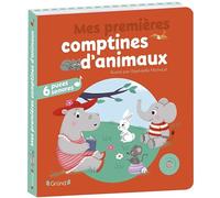 Mes premières comptines d'animaux NE - Livre sonore avec 6 puces - Dès 1 an